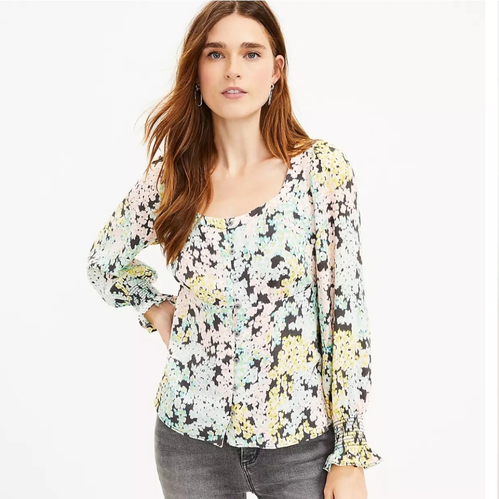 Loft floral top